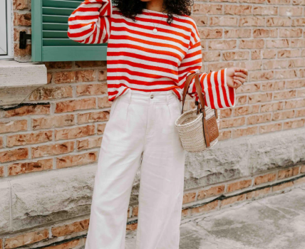 How to Style Brightly Colored Tops with Neutral Bottoms